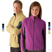 Masculino & senhoras Zip completo personalizado Micro Fleece Jacket images