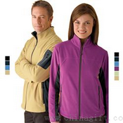 Hommes & Ladies Full Zip personnalisé Micro polaire images