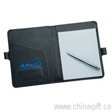 A5 Leather Pad Cover With Pen Closure images