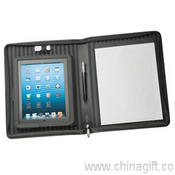 A4 Leather Zippered Compendium With Removable Ipad images