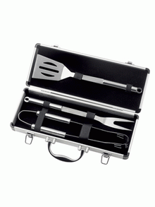 BBQ Set In Deluxe Aluminium Case images