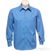 Mens Long Sleeve Micro Check Shirt images