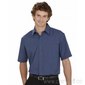 Mens Short Sleeve Micro Check camisa small picture