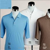 Kiesstrand Grid texturierte T-Shirt Polo-Shirts images