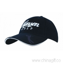 HBC Cap with Golf Embossed PU Peak images