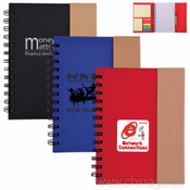 Trek Notebook recyclables, drapeau et stylo images