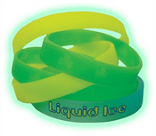 Debossed Glowing Wristbands images