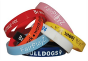 Printed Silicone Wrist Band images