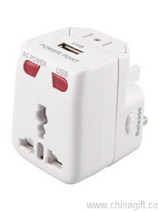 Mr Universe Travel Adaptor with USB Charger images