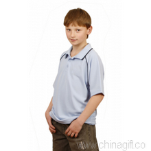 Çocuklar CoolDry Raglan kontrast Polo gömlek images