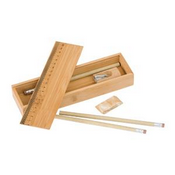 Bamboo Pencil Case Set images