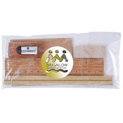 Bamboo Stationery Set in Cello Bag images