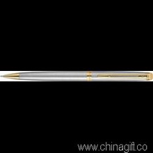 Waterman Hemisphere Stainless Steel Pencil - Gold Trim images