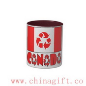 Zweifarbige Tasse recycelt Kanada images