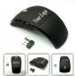 Tapete preto acabamento 2.4ghz wireless mouse de dobramento small picture