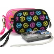 Best price neoprene camera case bag with net pocket insided for U disk, data linker images