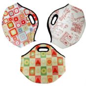 Lunch tote bag with durable hard liner images