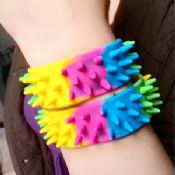Silicone slap band child bracelet clap toy wristbands images