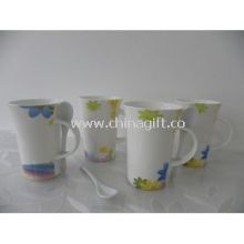 Leaves mug and spoon in set images