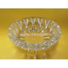 Machine made Custom Smoking pressed Clear Glass Ashtray images