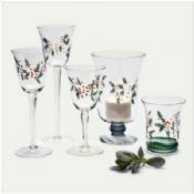 Decal printing Tall Glass Candle Cups images