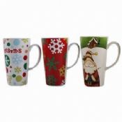 Porcelain Mugs with Christmas Design images