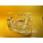 Transparent Pressed Clear Glass Ashtray images