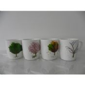 Trees mugs sets in 4pcs packing images