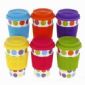 12oz nouvelle porcelaine monocouche tasses avec couvercle en Silicone small picture