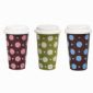 Mugs Double couche en porcelaine avec couvercle en Silicone small picture