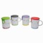 Porcelain Single Layer Mugs with Silicone Cover and 10oz Capacity small picture