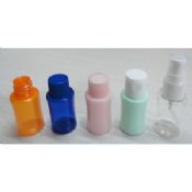 Tarros de cosmética de PET plástico impreso con varios casquillos images