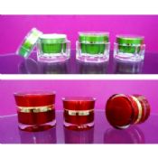 White Airless Eco Friendly PP / PE Small Plastic Cosmetic Containers / Jars images
