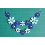 Flower ABS material handmade necklace images