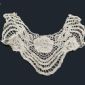 Dyeable Cotton Embroidery Crochet Detachable Lace Collar for Clothes small picture