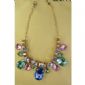 Collier fait main de la chaîne d&#39;or strass small picture