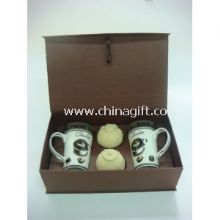 Coffee scented candle gift set images