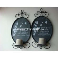 Metal Iron Hanging Wall Mountable Candle Holders images