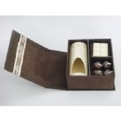 Schokolade Wax Tart Öl Brenner Geschenk-Sets mit Paraffin-Wachs-Kerze images