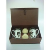 Coffee scented candle gift set images