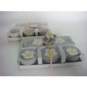 Flackernde Tee-Kerzen Blumen duftende Kerze Geschenk-Sets für Hochzeiten images