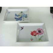 Spring wooden tray images