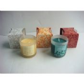 Two color scented candle images