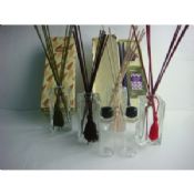 Eco - Friendly Clear Glass Reed Diffuser Set With 150ml Perfume Oil images