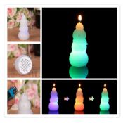 LED scent snowwoman christmas candle images