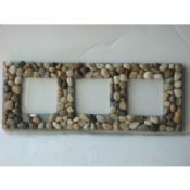Real Stone Shabby Chic Triple Photo Frame images