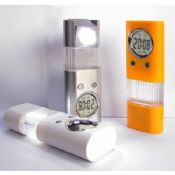 Silk Print Mini LED Flashlights with Clock images