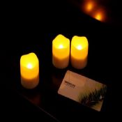 Battery Operated LED Tealight Candle flickering images