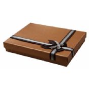 Brown Glossy Paper Keepsake Gift Boxes images