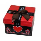 Boîtes de cadeau souvenir papier personnalisé pour la mode promotionnel avec ruban papillon Bow images